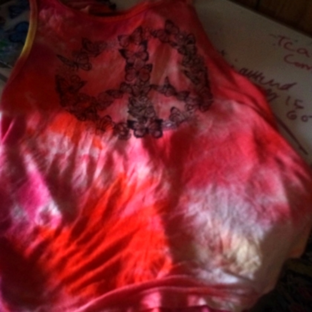 Butterfly tank top tee